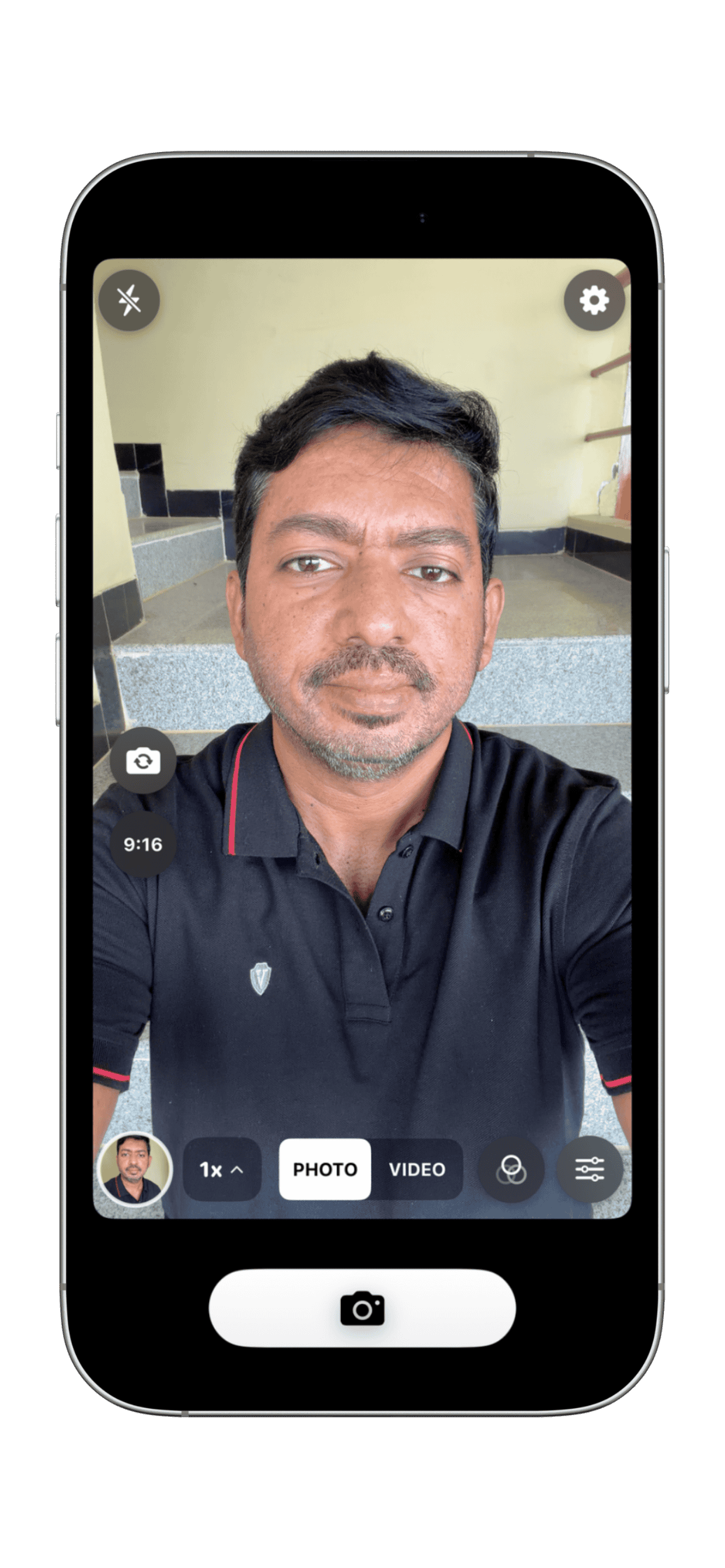 Clean camera interface